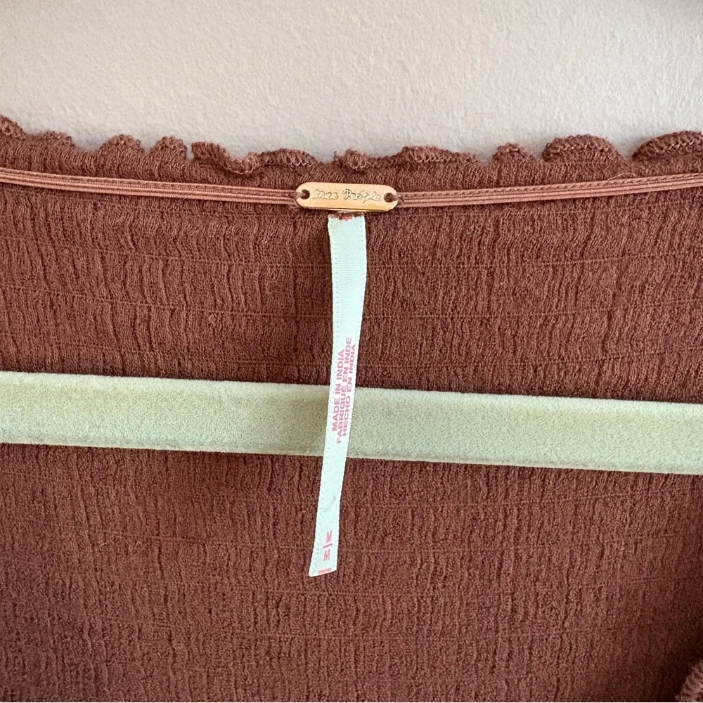 Free People Asymmetrical Brown Dress - Picture 3 of 4